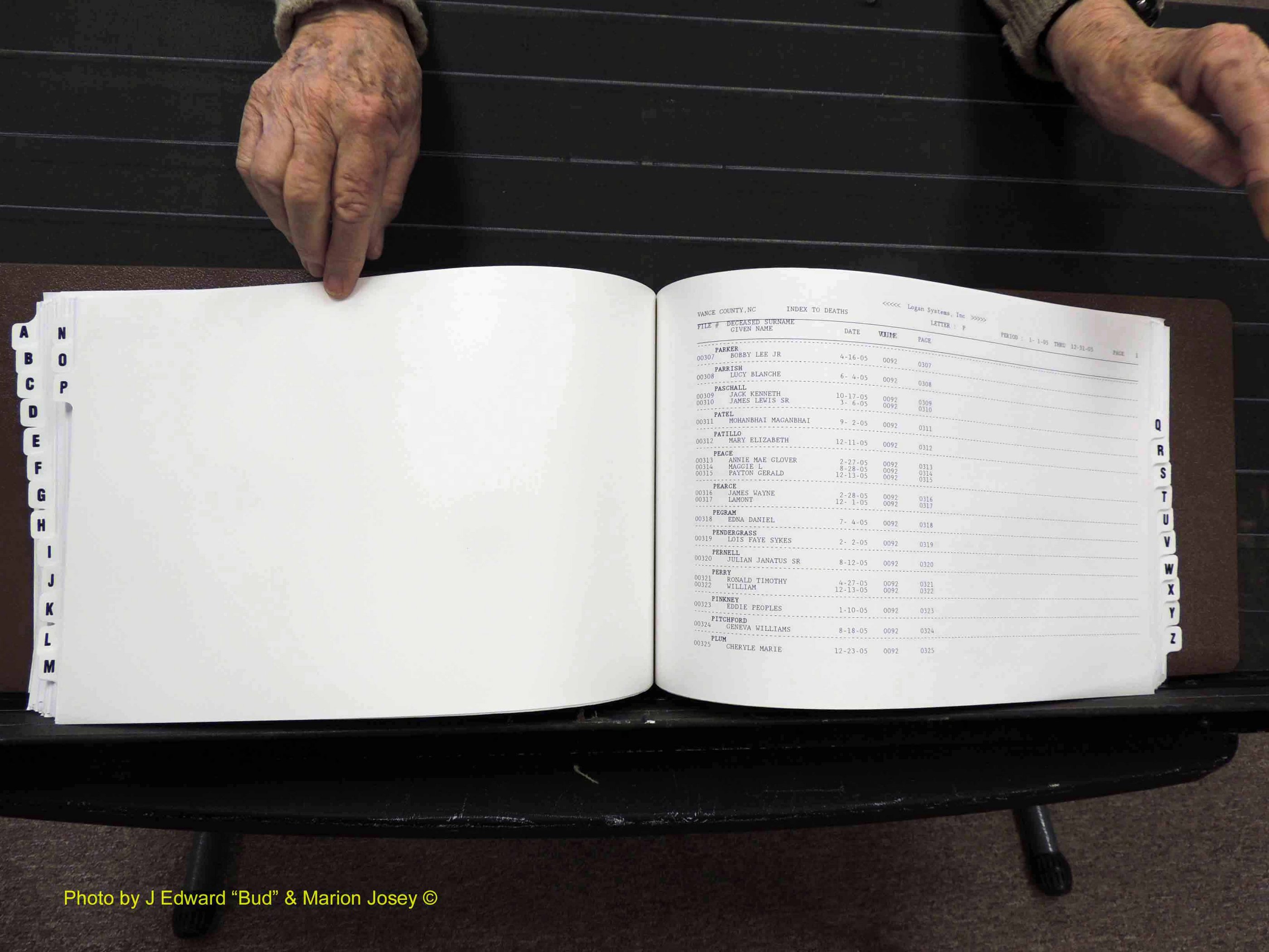 Vance Co, NC, Deaths, A-Z, 2005-2012 (252).JPG