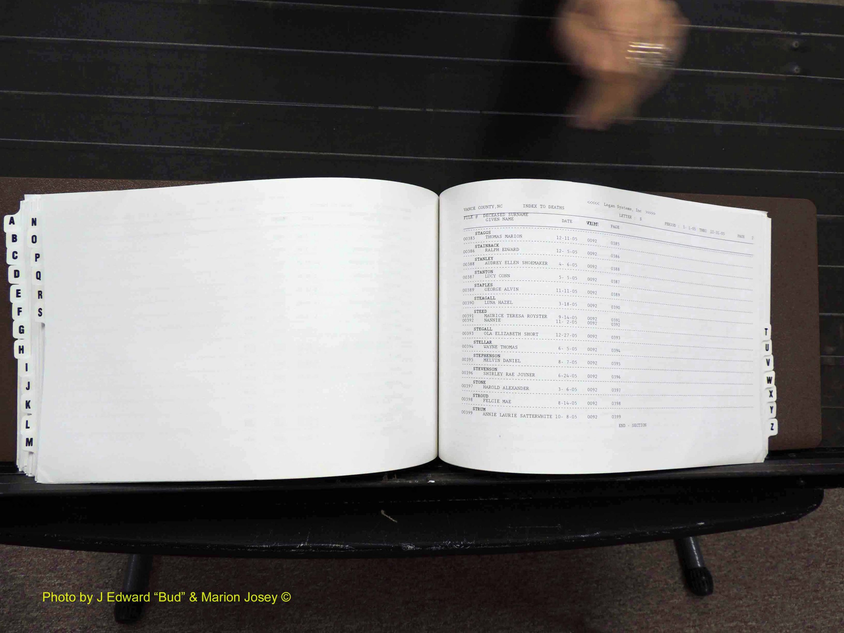 Vance Co, NC, Deaths, A-Z, 2005-2012 (275).JPG
