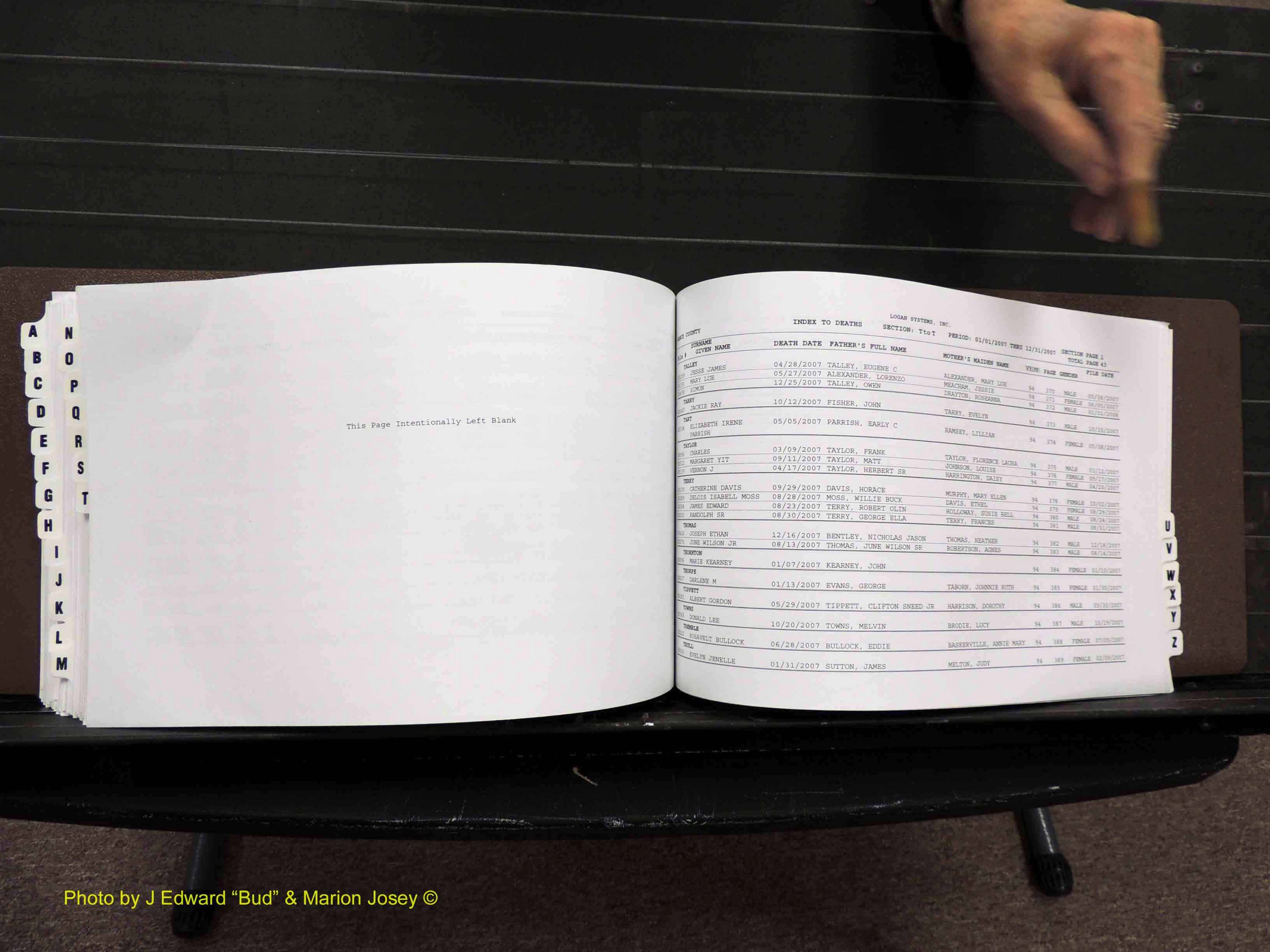 Vance Co, NC, Deaths, A-Z, 2005-2012 (289).JPG