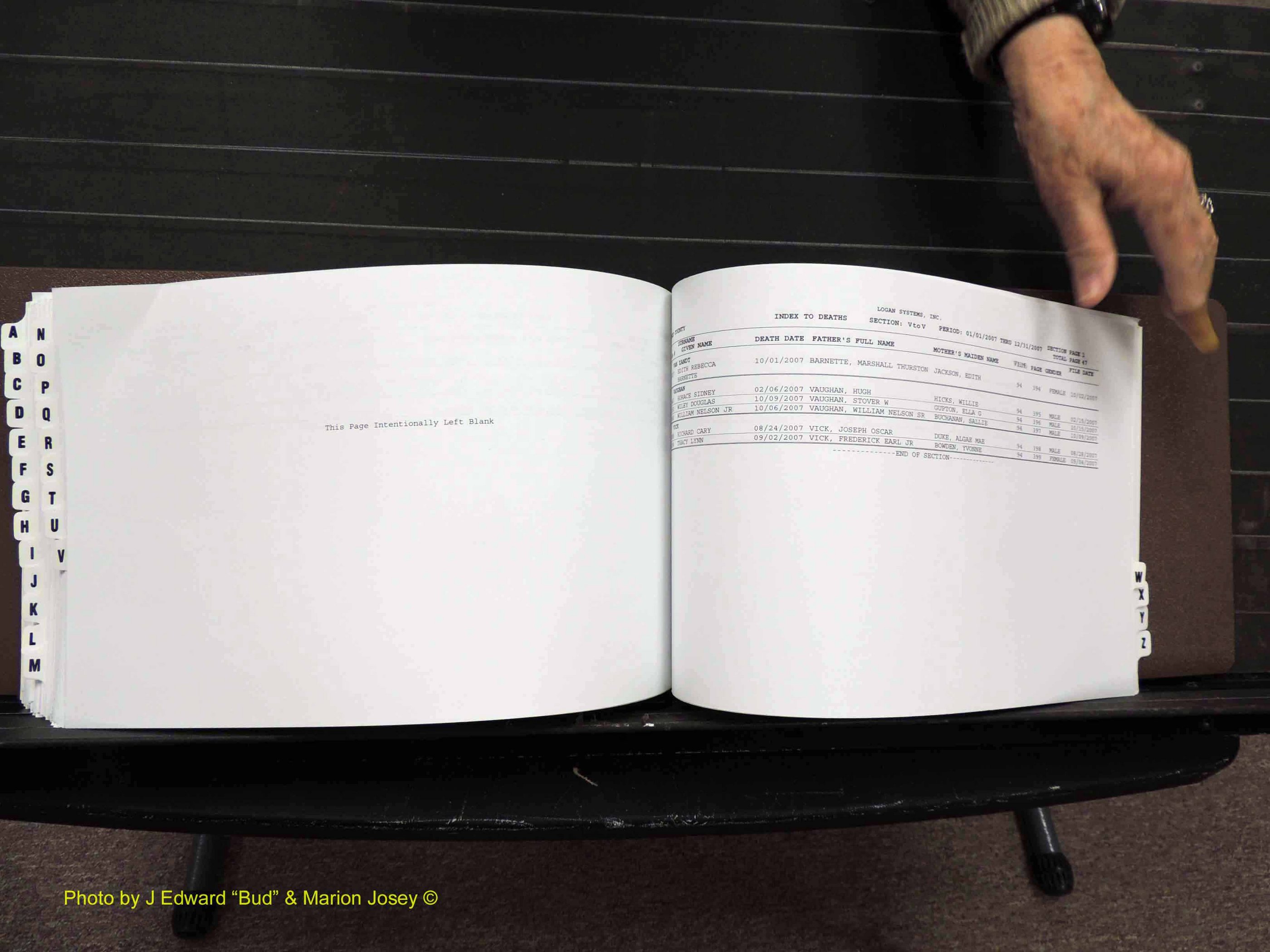 Vance Co, NC, Deaths, A-Z, 2005-2012 (299).JPG