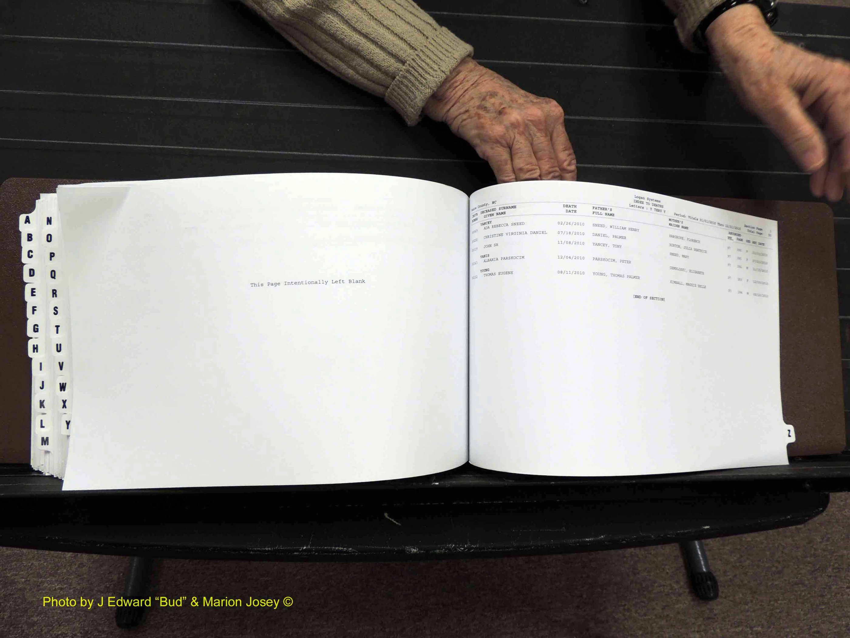 Vance Co, NC, Deaths, A-Z, 2005-2012 (323).JPG