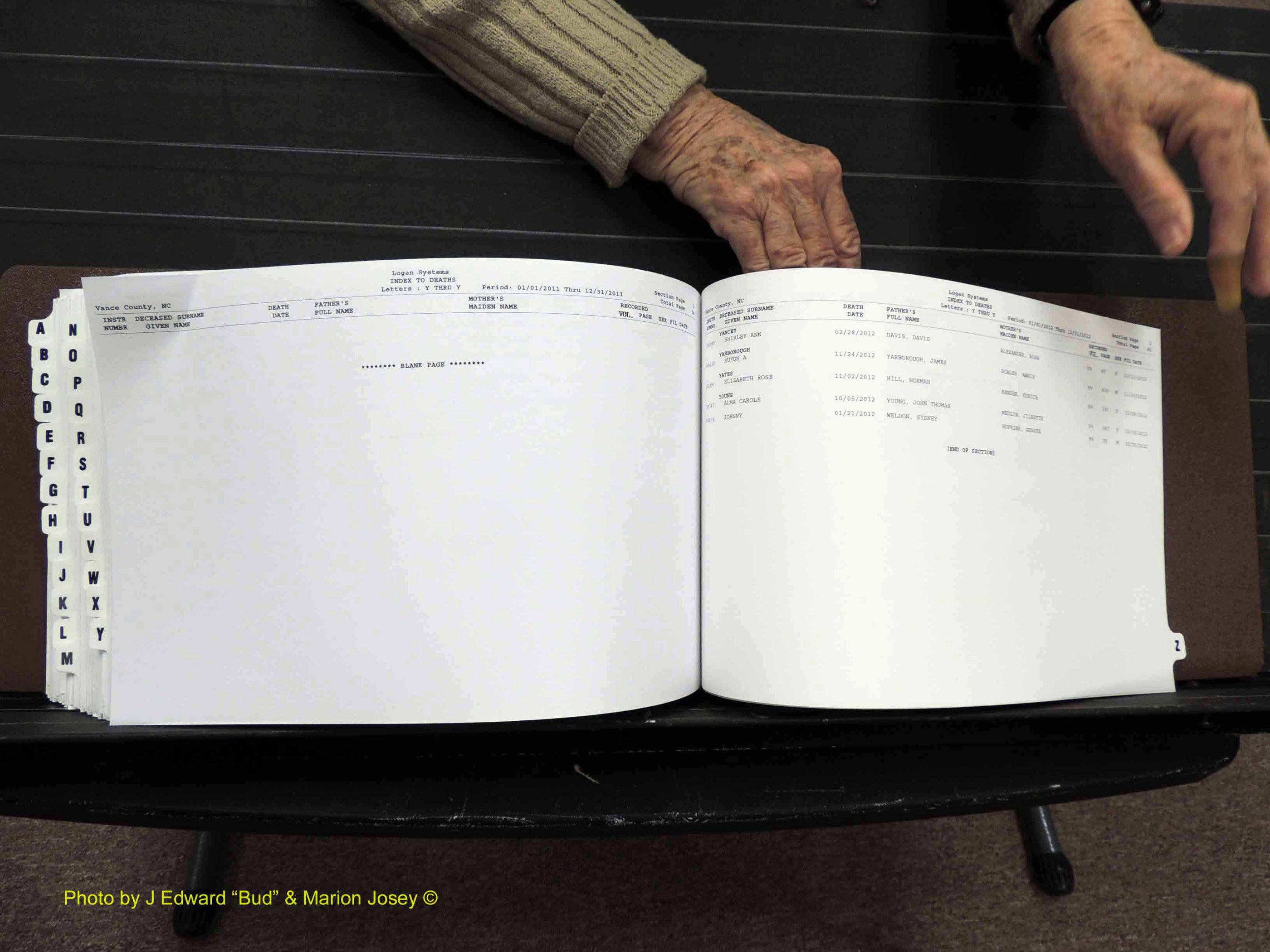 Vance Co, NC, Deaths, A-Z, 2005-2012 (325).JPG