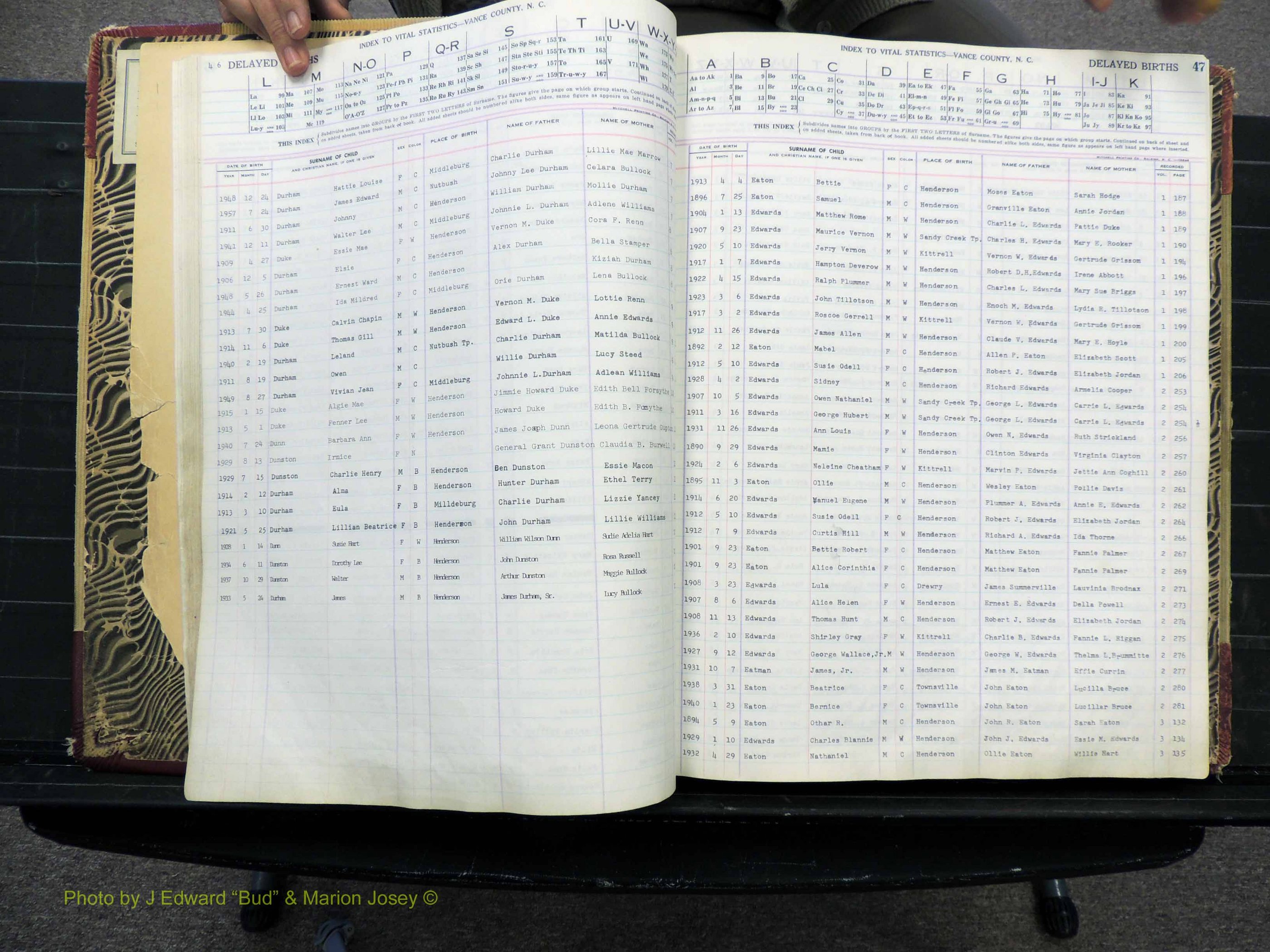 Vance Co, NC, Delayed Births (138).JPG