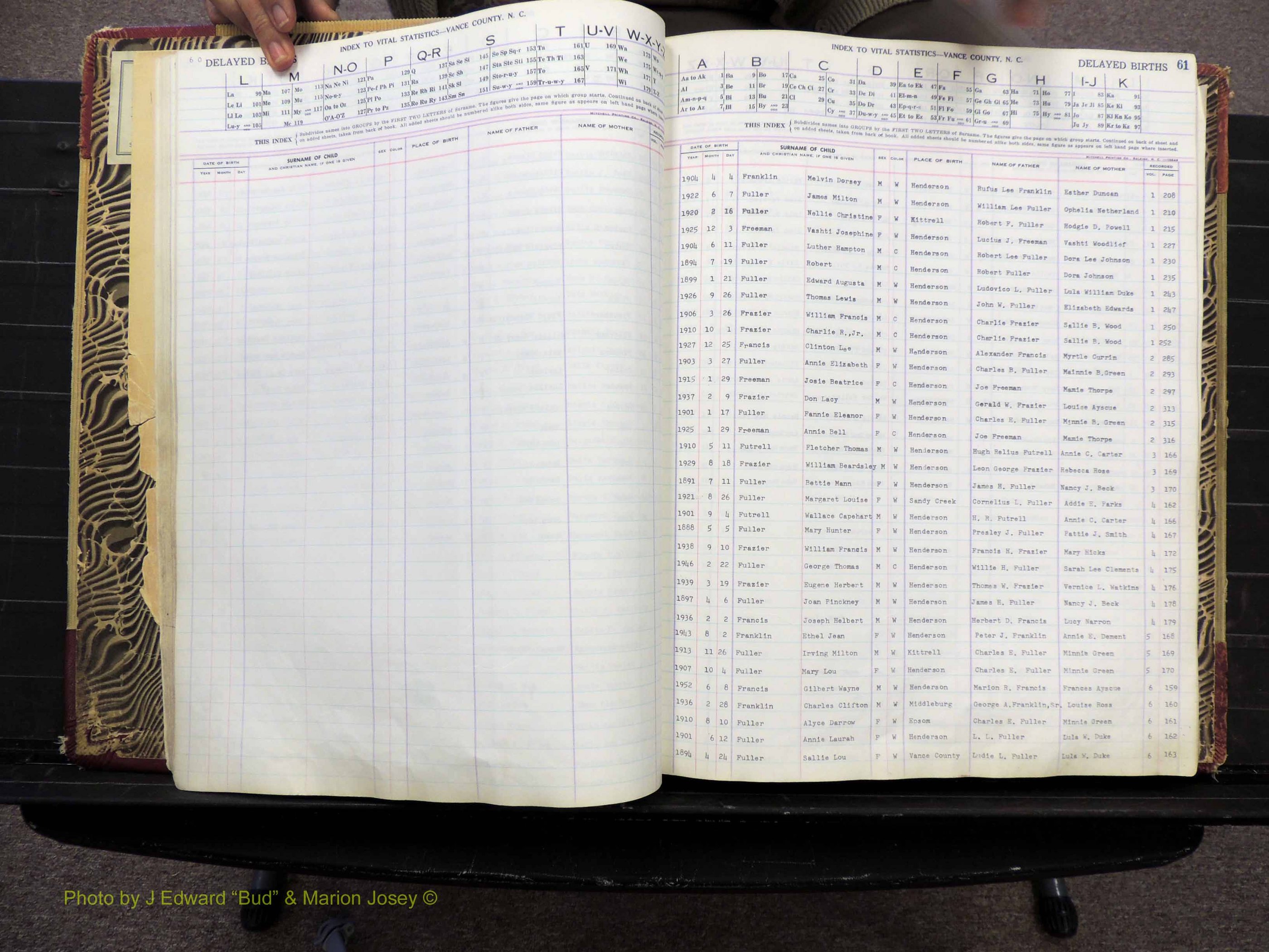 Vance Co, NC, Delayed Births (149).JPG
