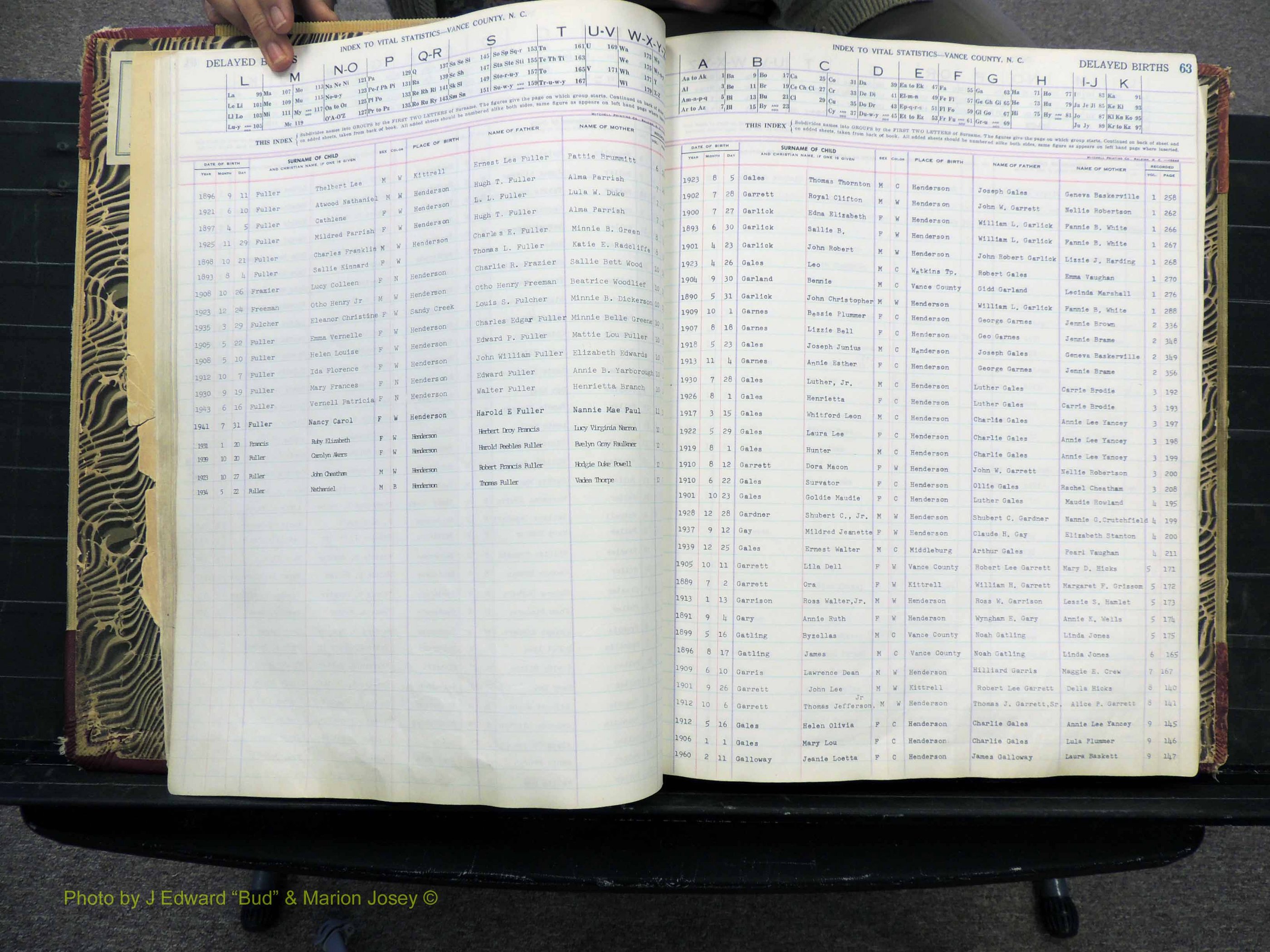 Vance Co, NC, Delayed Births (150).JPG