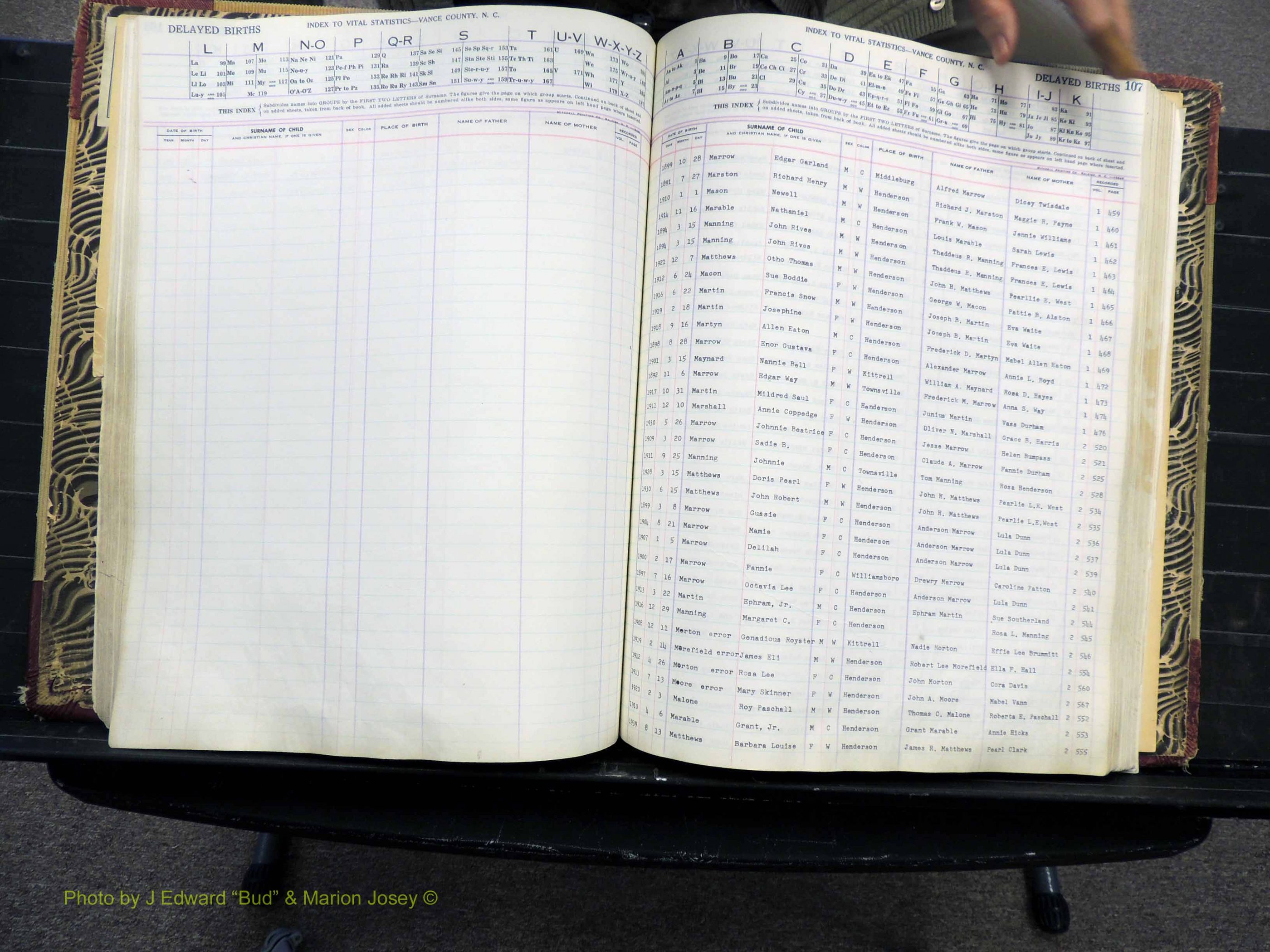 Vance Co, NC, Delayed Births (187).JPG