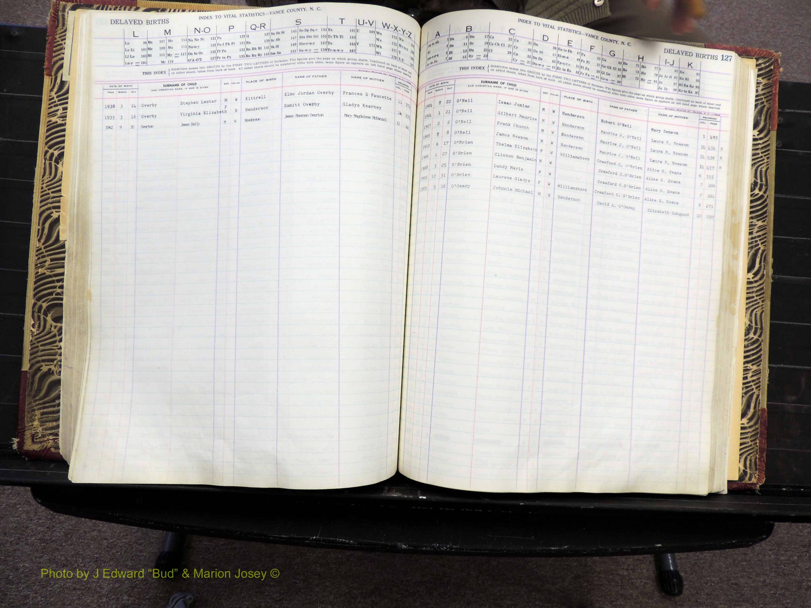 Vance Co, NC, Delayed Births (199).JPG