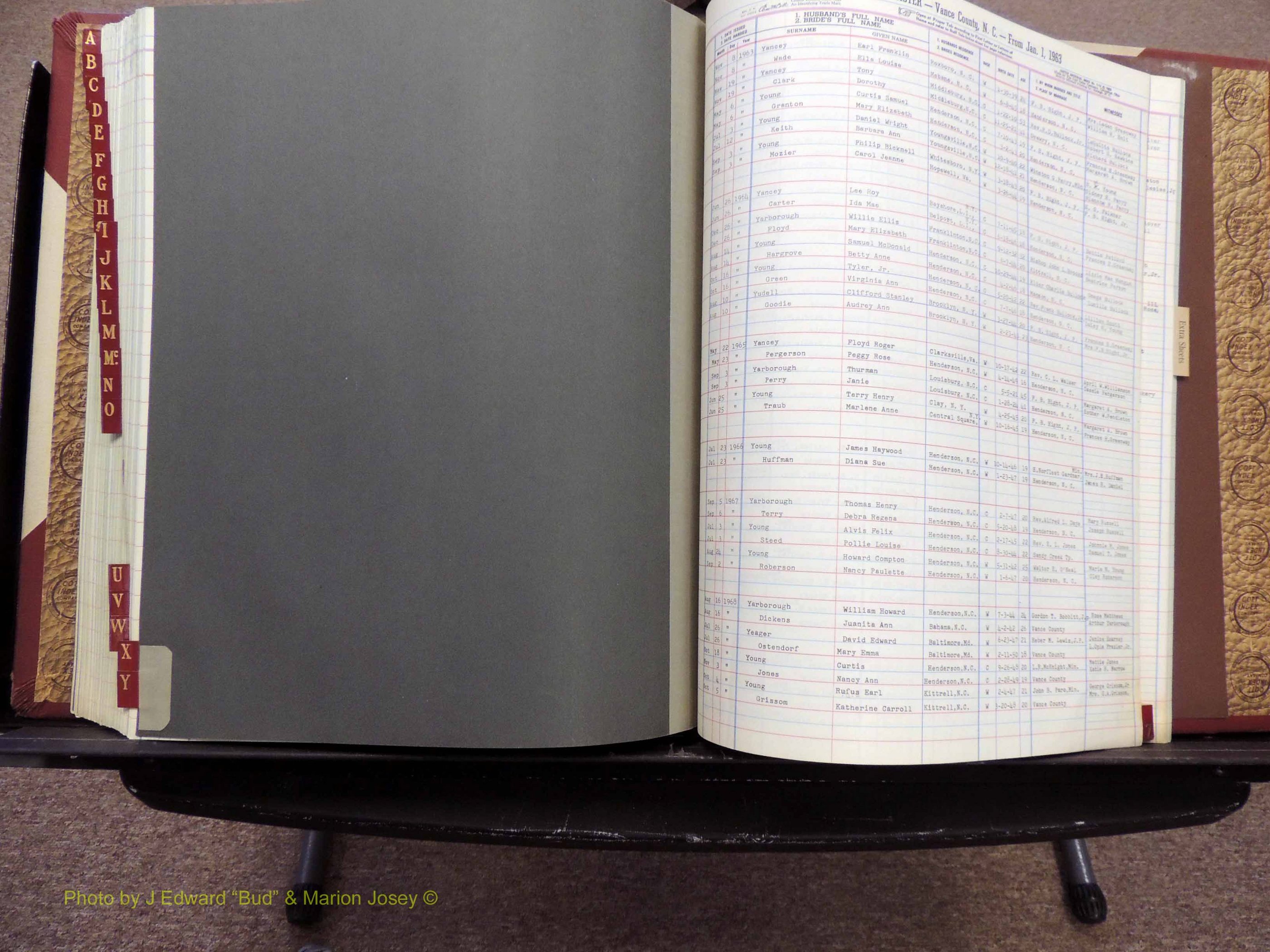 Vance Co, NC, Marriages, A-Z, 1963-1978 (258).JPG