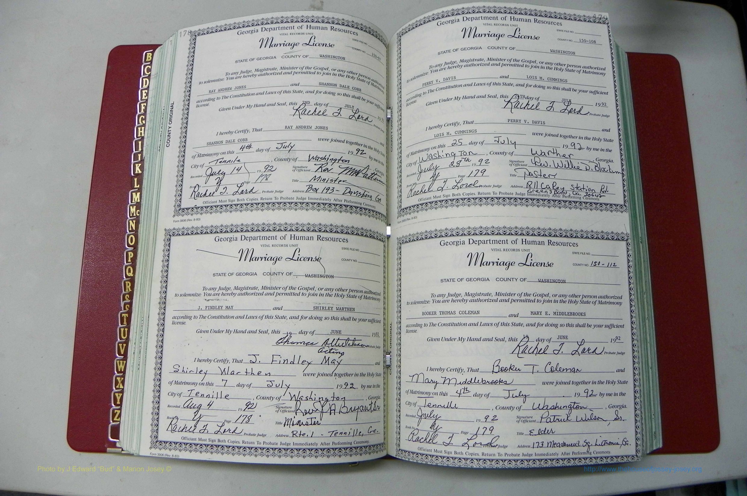 Wash GA, Marr. Book Y, 1990 - 1998, P 178-179.JPG