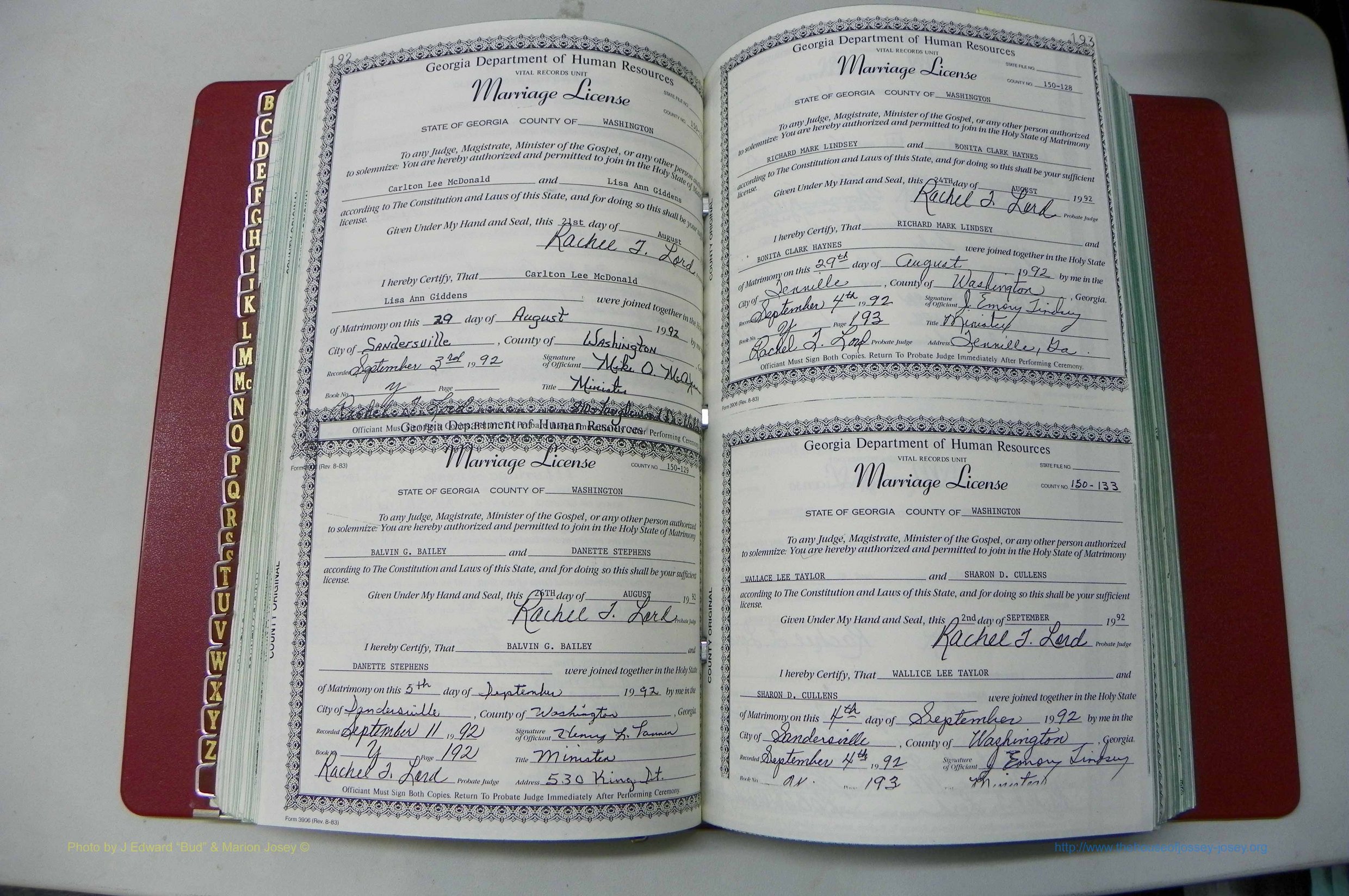 Wash GA, Marr. Book Y, 1990 - 1998, P 192-193.JPG