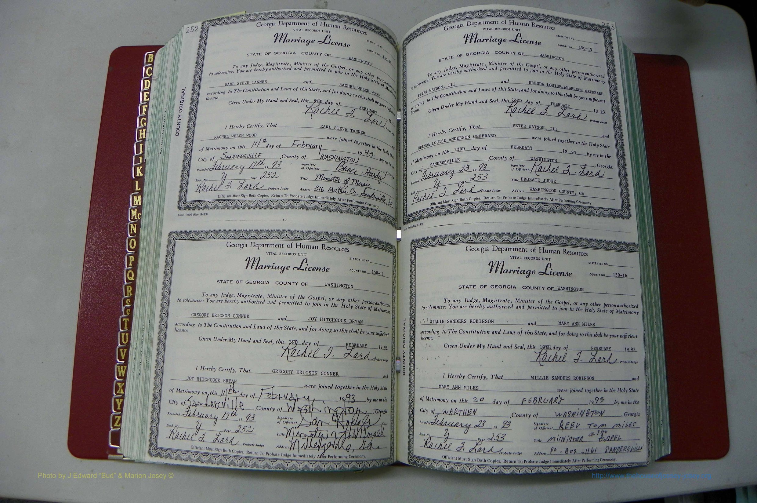Wash GA, Marr. Book Y, 1990 - 1998, P 252-253.JPG