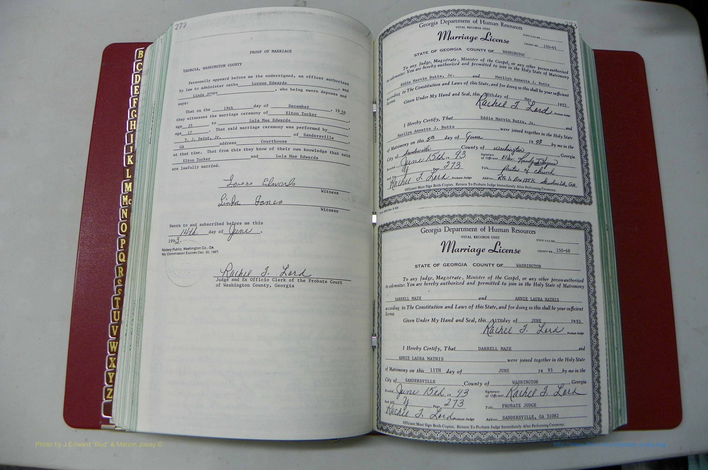 Wash GA, Marr. Book Y, 1990 - 1998, P 272-273.JPG