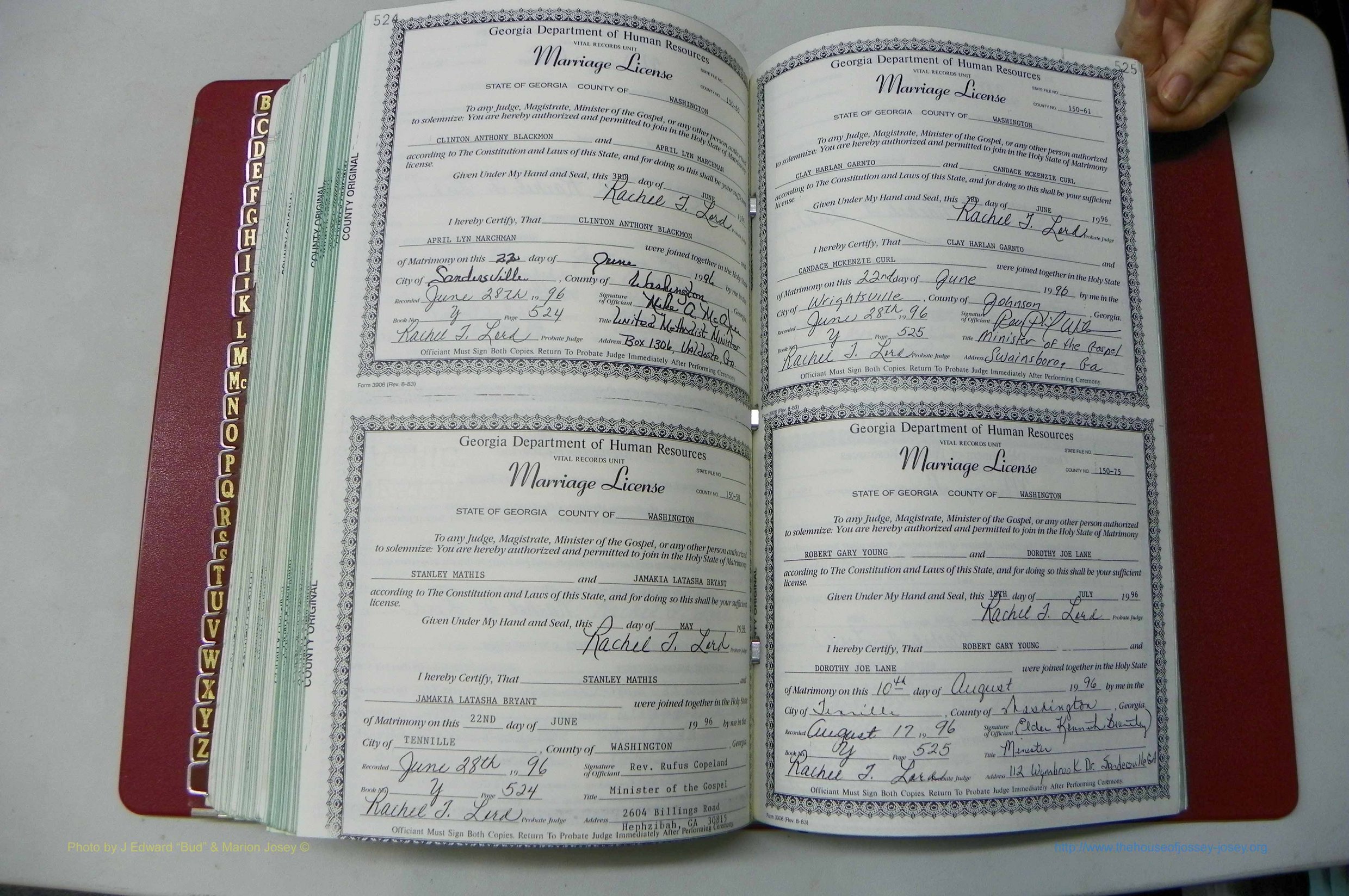 Wash GA, Marr. Book Y, 1990 - 1998, P 524-525.JPG