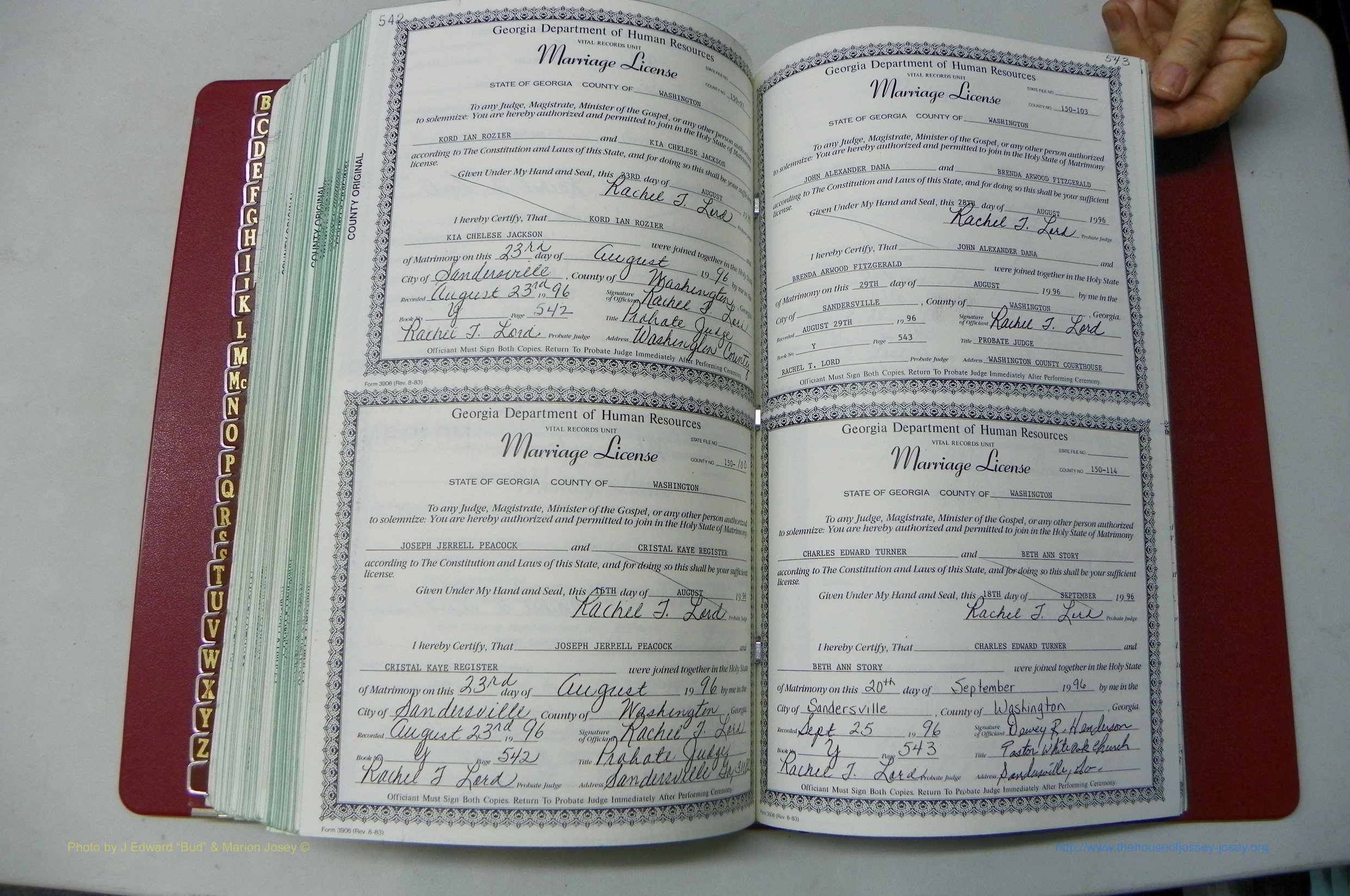 Wash GA, Marr. Book Y, 1990 - 1998, P 542-543.JPG
