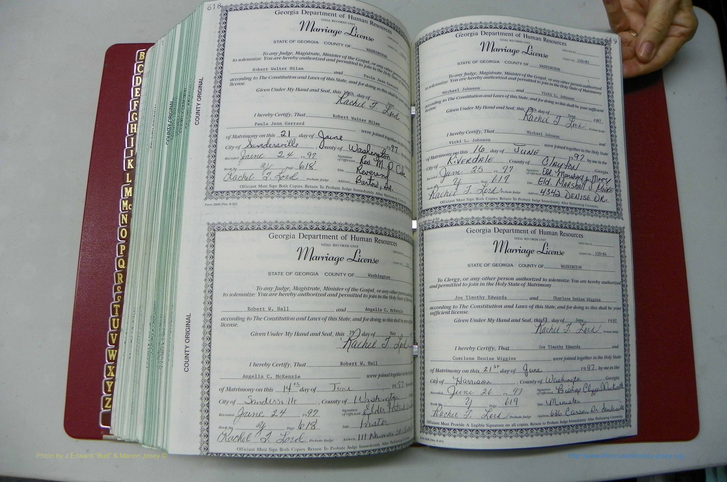 Wash GA, Marr. Book Y, 1990 - 1998, P 618-619.JPG