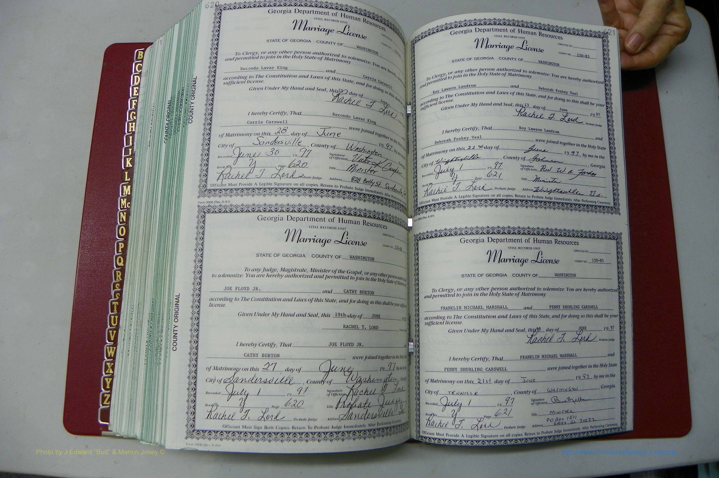 Wash GA, Marr. Book Y, 1990 - 1998, P 620-621.JPG