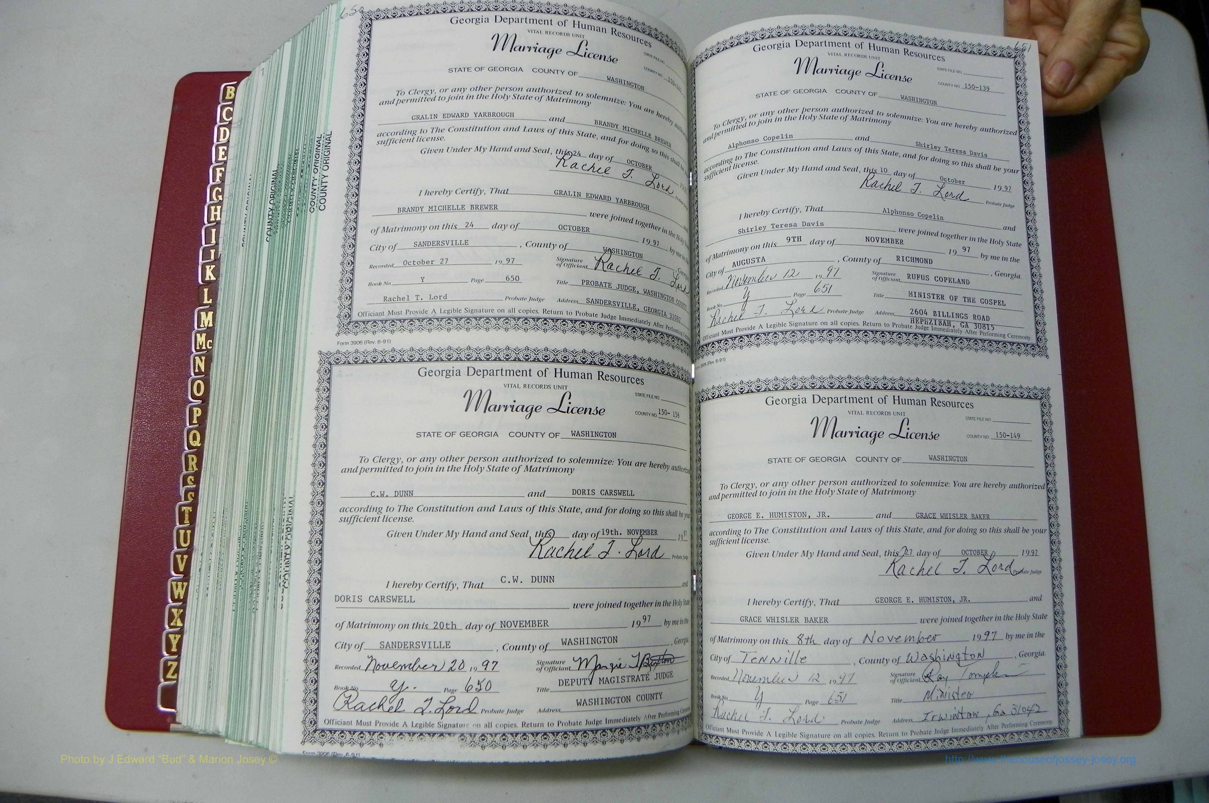 Wash GA, Marr. Book Y, 1990 - 1998, P 650-651.JPG