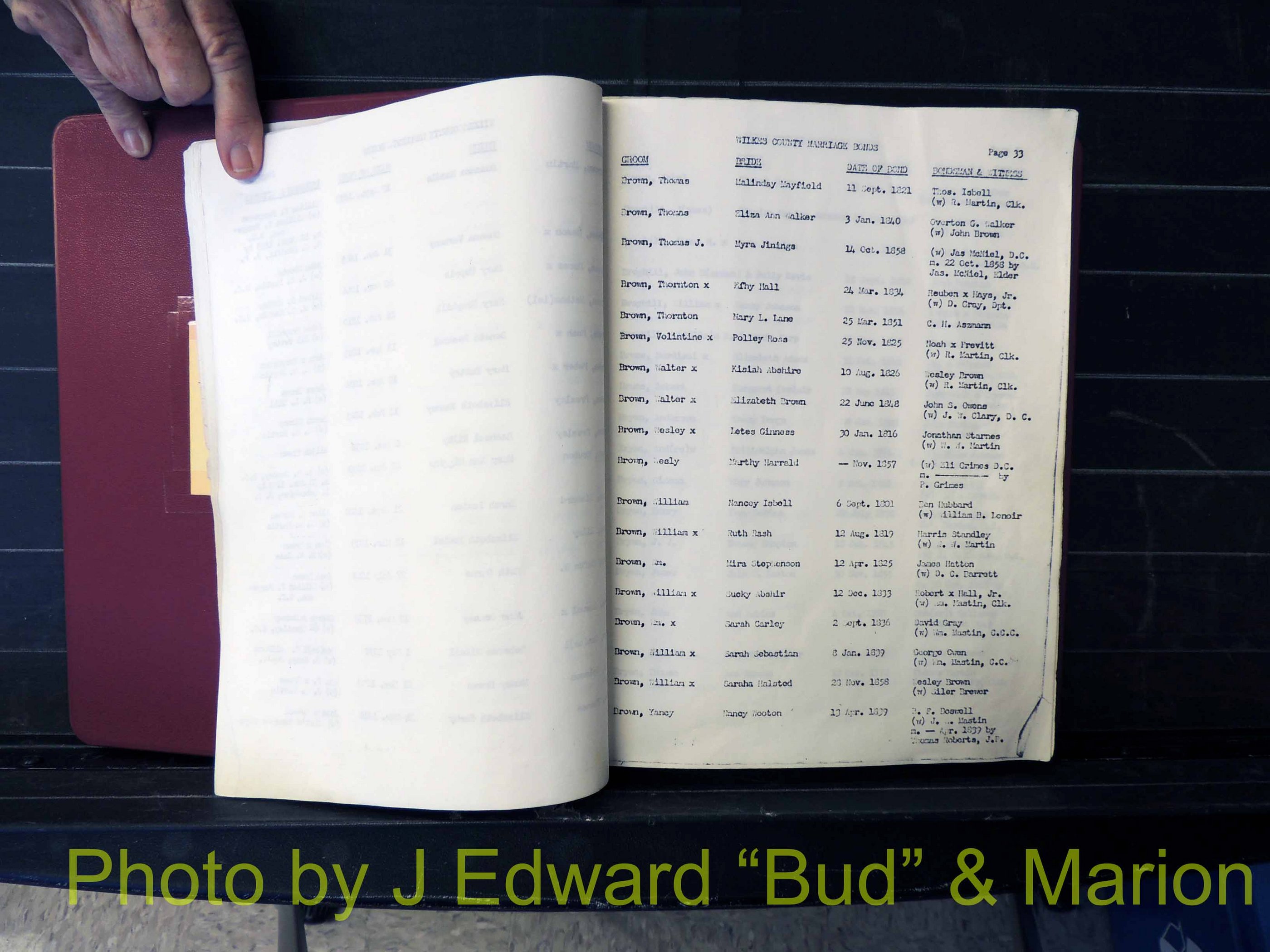 Wilkes Co, NC, Marriage Bonds, 1830's up (134).JPG