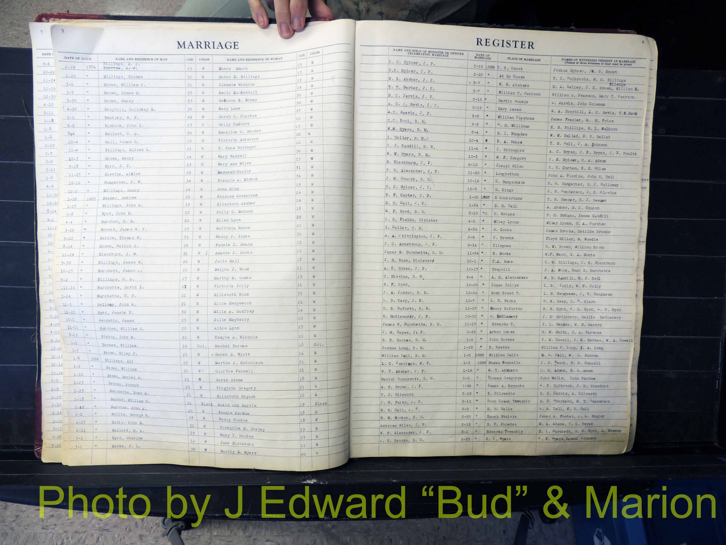 Wilkes Co, NC, Marriage Book 1, 1870-1940 (110).JPG