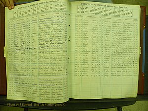 Yancey Births, 1940-1994, Index B, 16.JPG