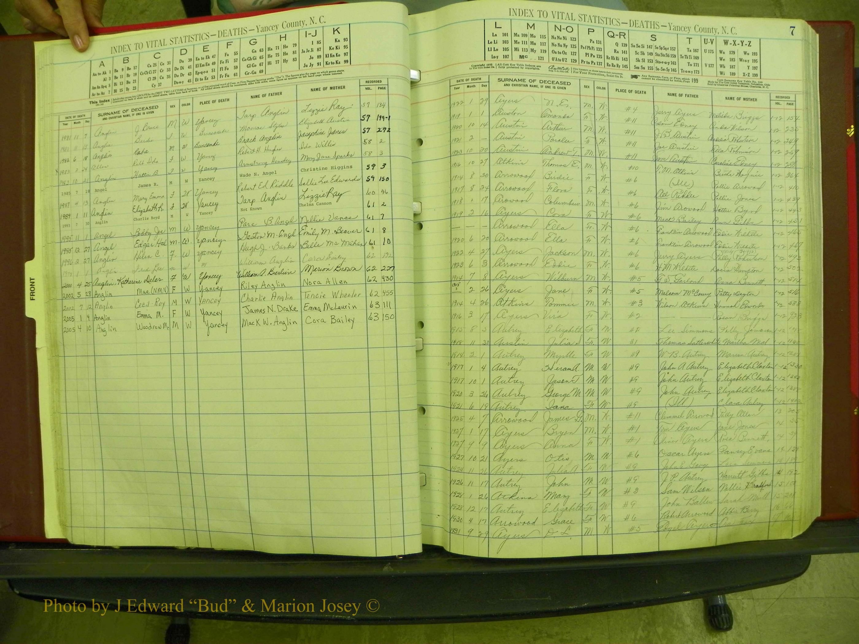 Yancey Deaths, 1913-1999 (7).JPG