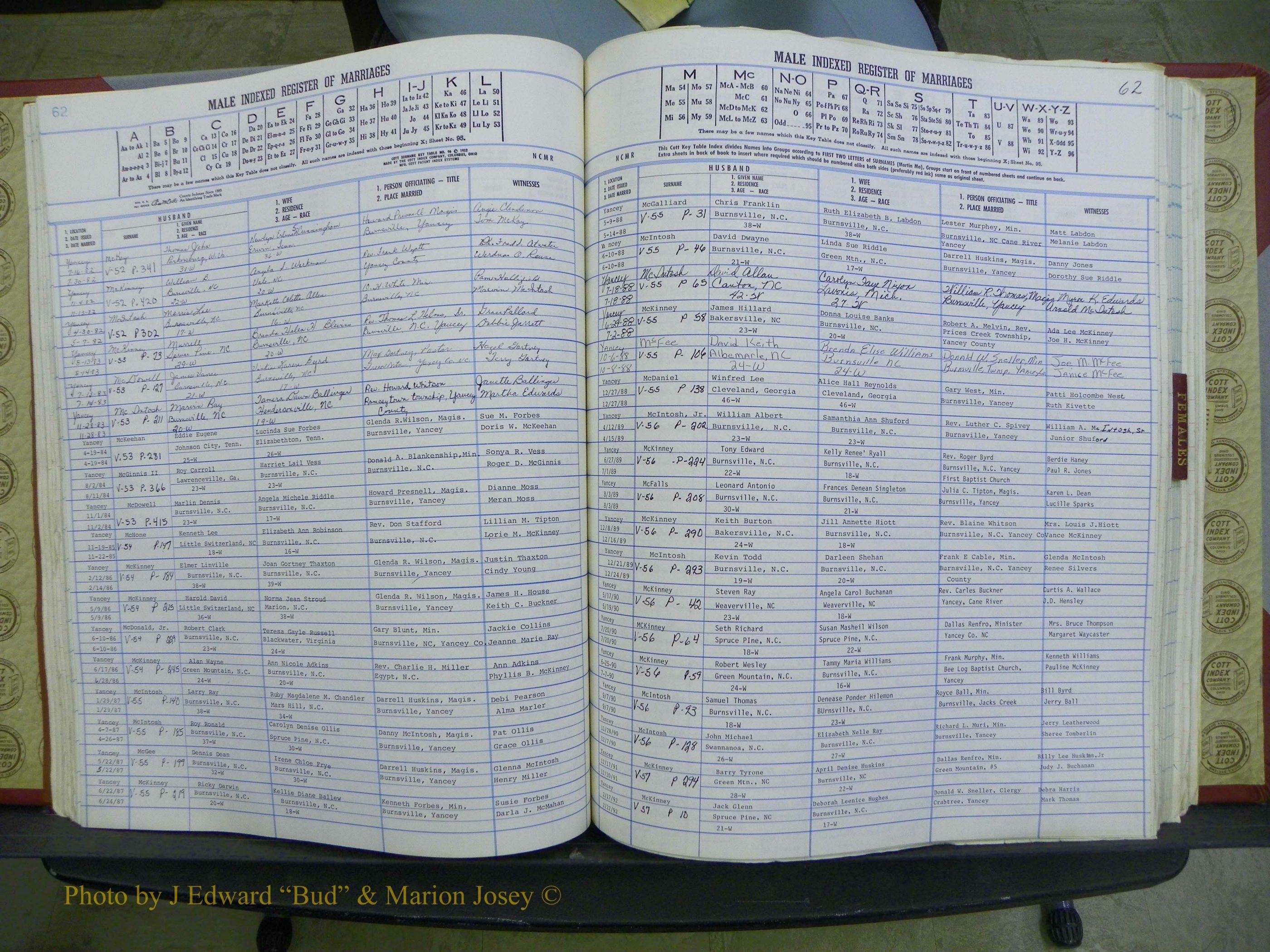 Yancey Co, NC Marriages, 1979-1999, A-Z (97).JPG