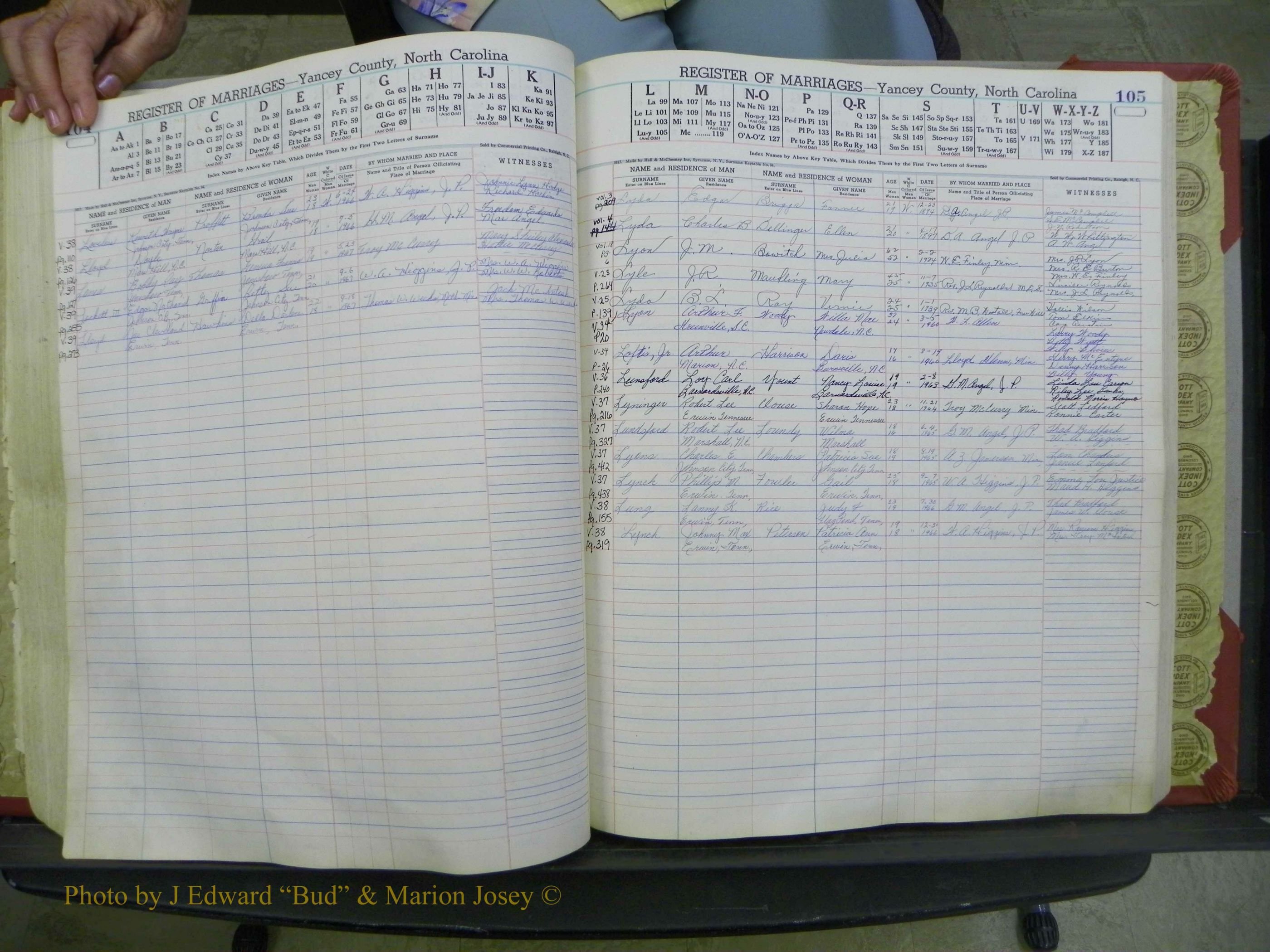 Yancey Co, NC Marriages, 1855-1967 (166).JPG