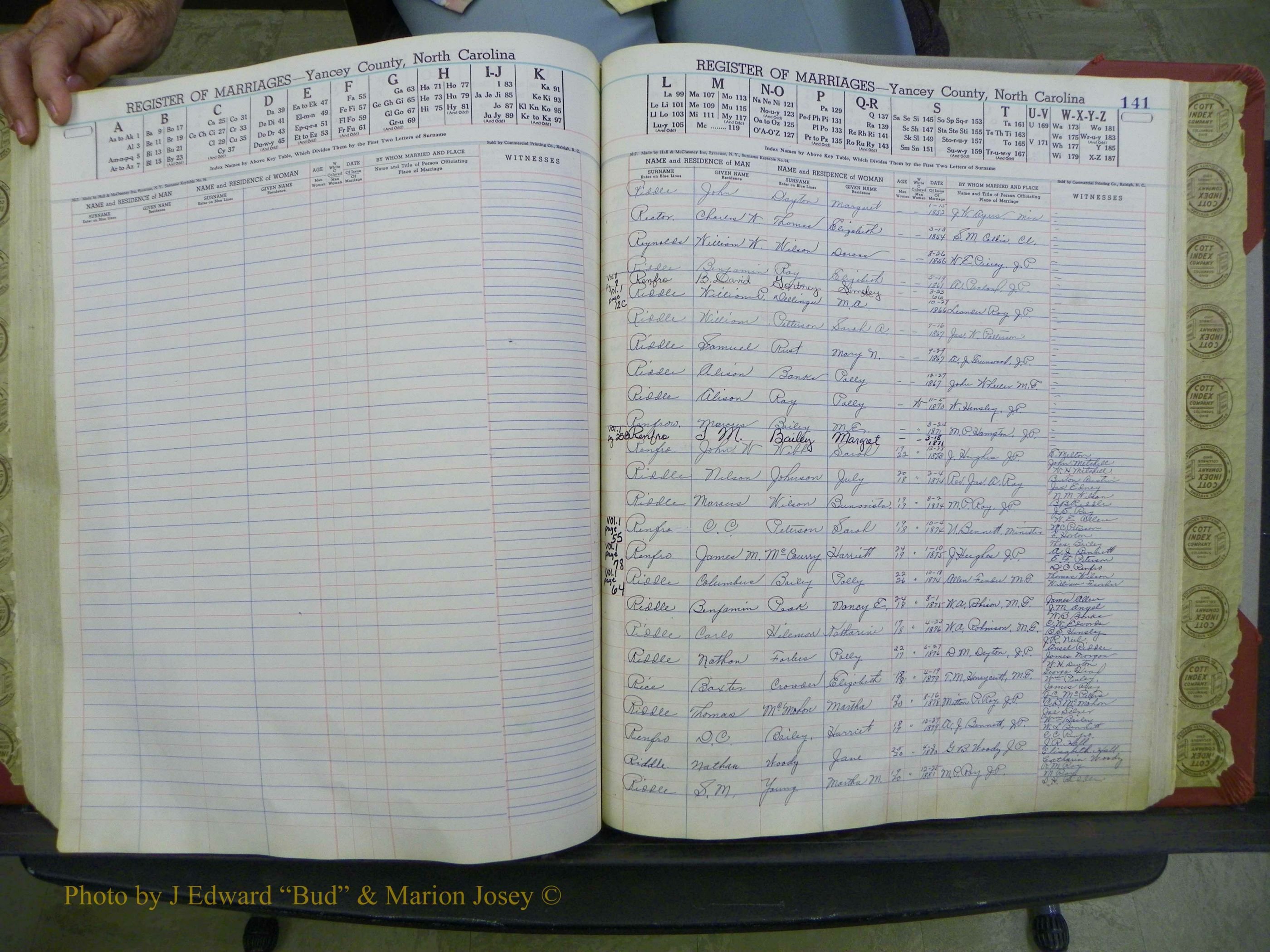 Yancey Co, NC Marriages, 1855-1967 (219).JPG